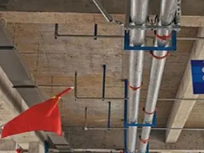 天柱管廊支架的安装方法